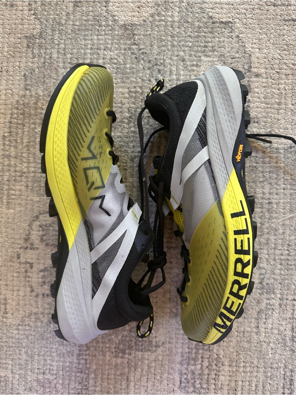 Merrell Trail Shoes - Yellow, Black & White